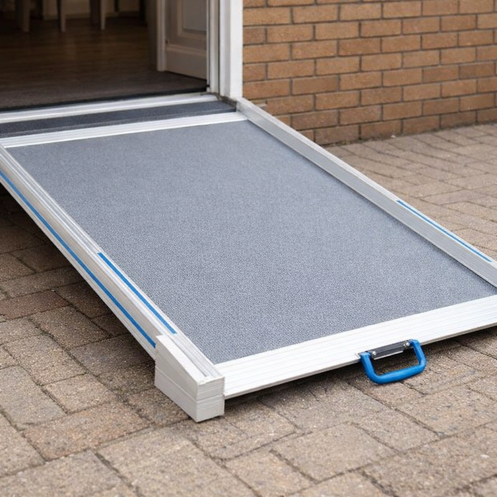 Non-Folding Wheelchair Ramp – Aluminium – 2ft-5ft – Mobility Aid