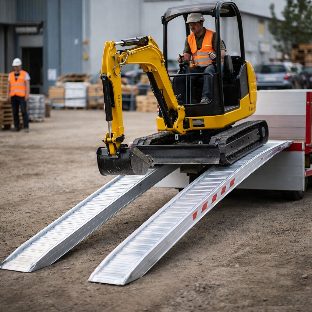Aluminium Loading Ramps – 2000x300mm – 3000kg Capacity – Professional Use