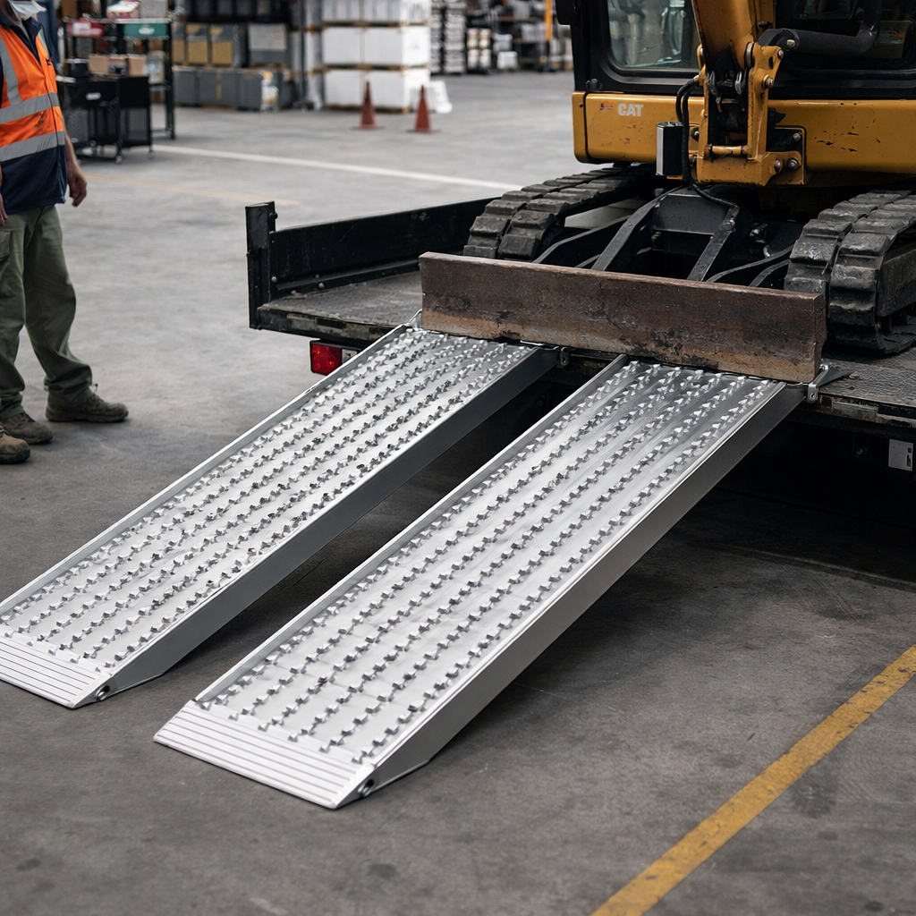 Heavy Duty Loading Ramps – 2000mm x 600mm – 50,000kg Capacity – Industrial Use