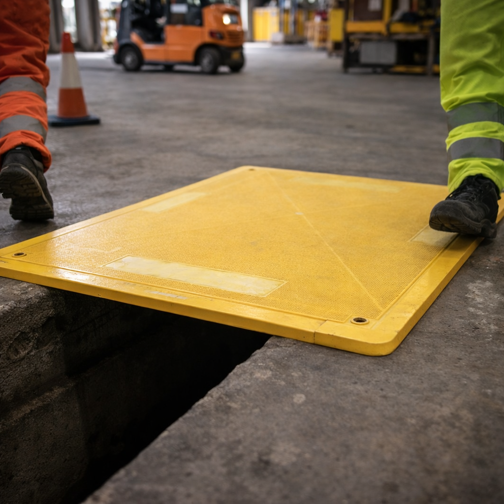Trench Cover – 1220mm x 800mm – 2000kg Capacity – Pedestrian & Light Vehicle Access