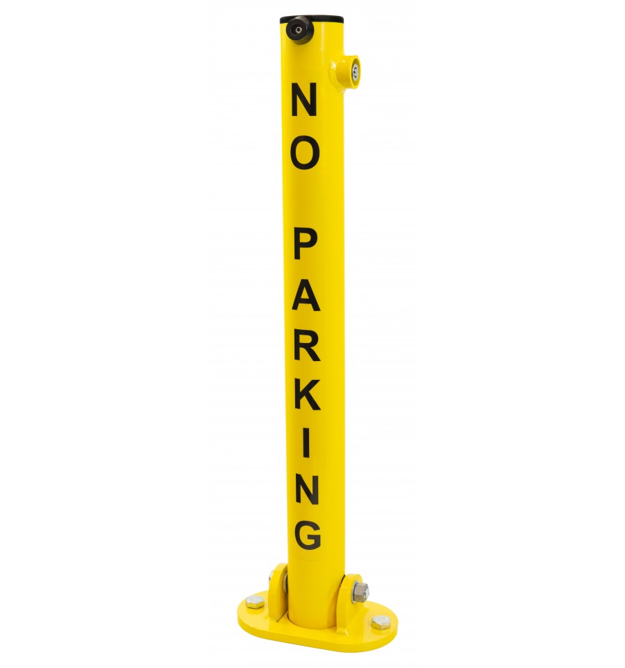 Fold Down Parking Post – Secure 'No Parking' Bollard for Driveways & Reserved Spaces