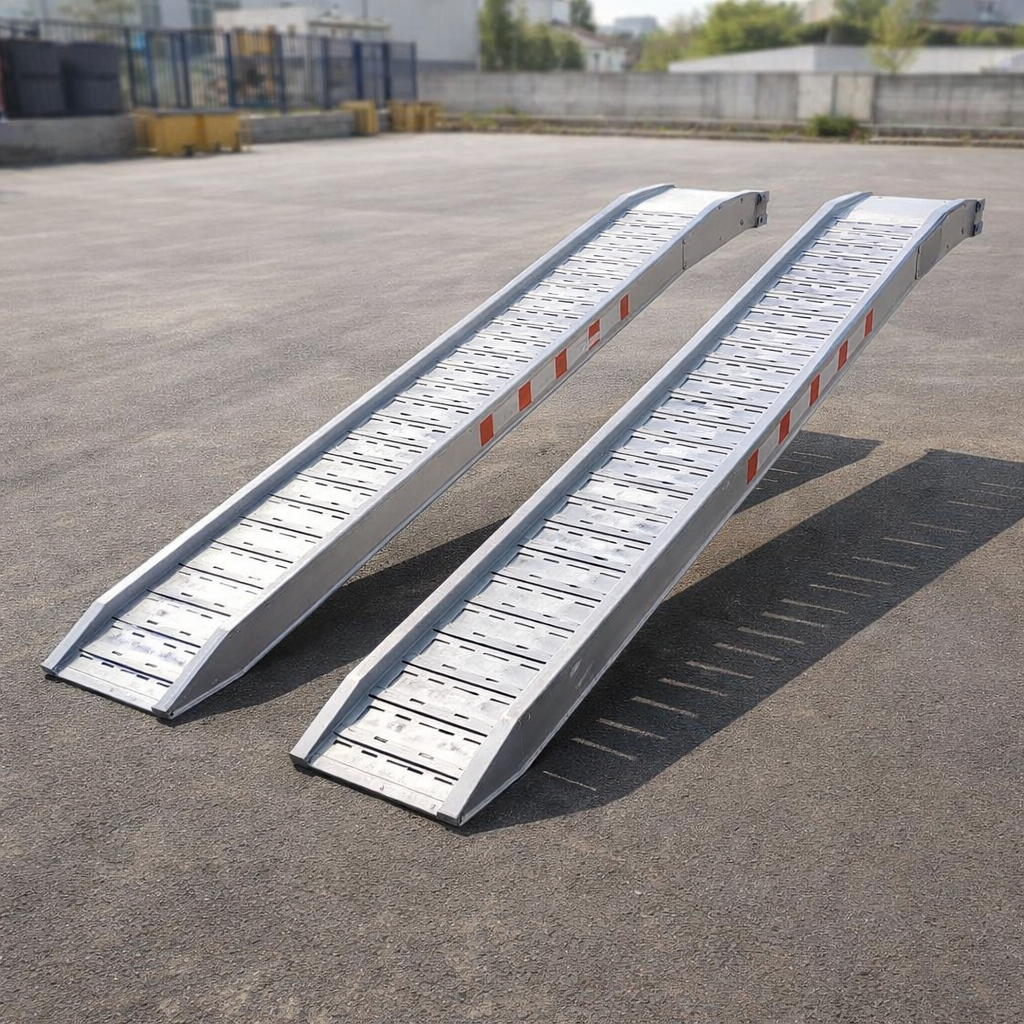 Aluminium Loading Ramps – 5500x580mm – 8570kg Capacity – Industrial Use