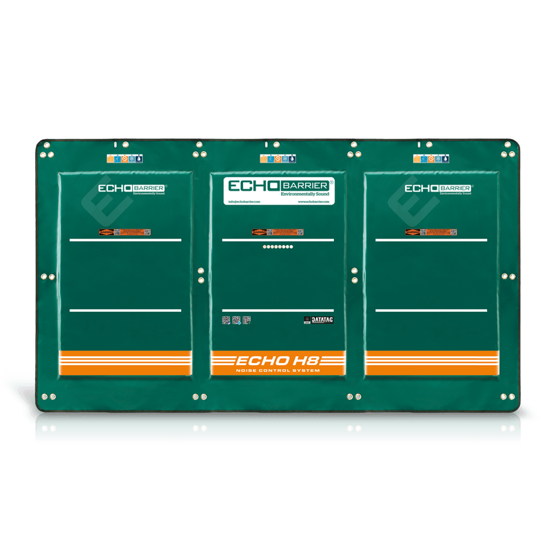 H8 Echo Acoustic Barrier – 3.5m x 2m | Extra-Wide, Lightweight, Fire-Resistant Noise Control Panel