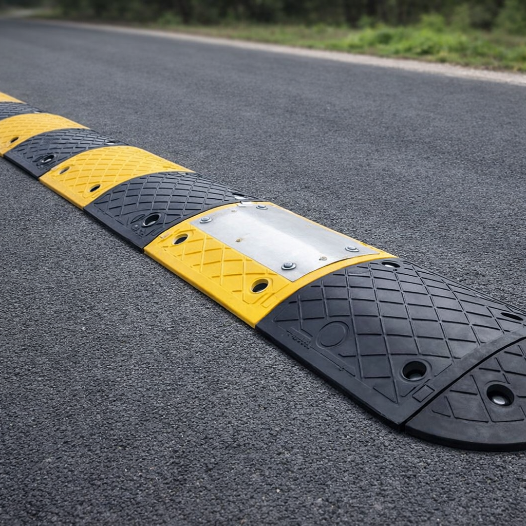 Heavy Duty Speed Bump – 8500mm x 450mm x 60mm – Steel Plate – Commercial