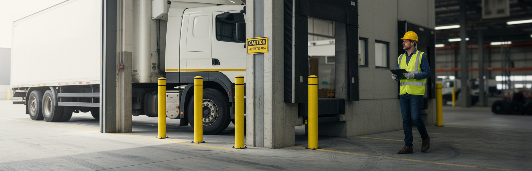 Impact Protection Bollard — Flexible Polyethylene | 500mm, 750mm & 1200mm | Next-Day UK Delivery