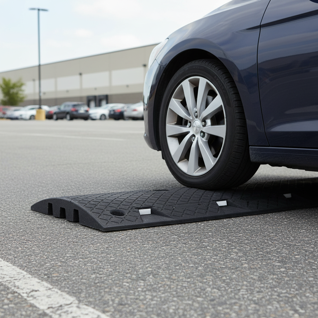 Premium Heavy Duty Speed Bump Centre Section 50mm for Traffic Management and Safety