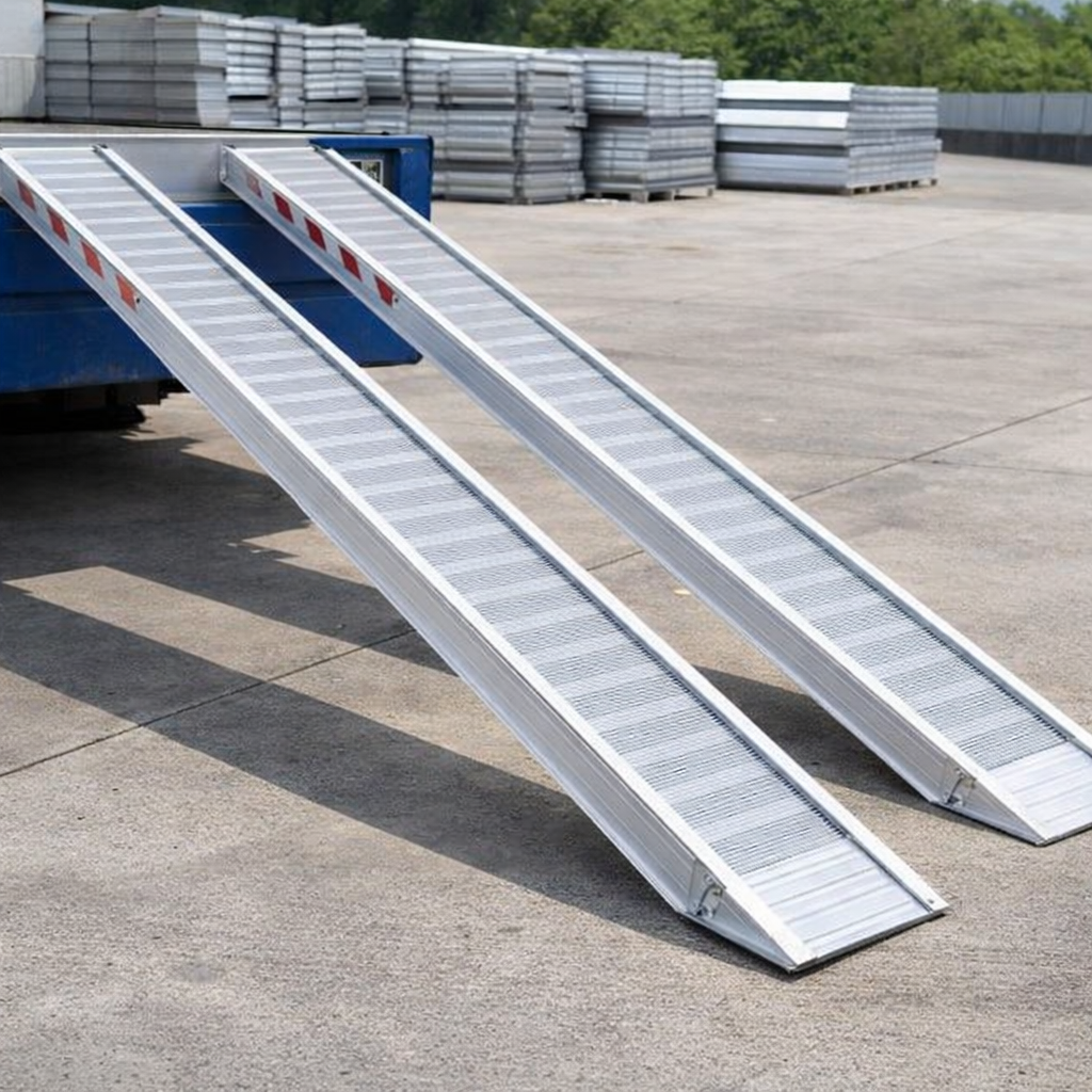Aluminium Loading Ramps – 2500x360mm – 6000kg Capacity – Plant & Mini Digger