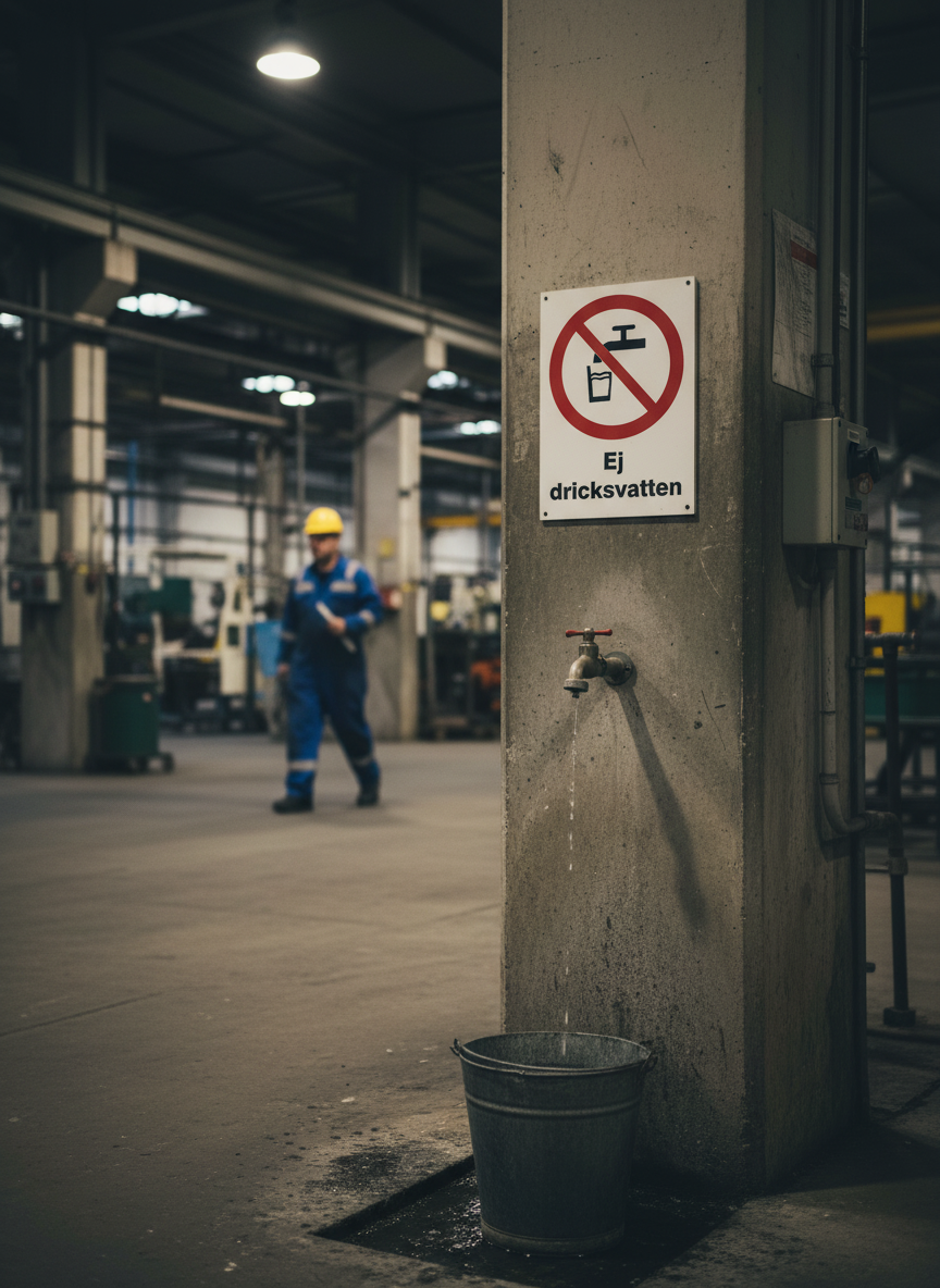 Premium Professional No Drinking Water Prohibition Sign - Durable Materials and Multiple Sizes for Effective Safety Communication