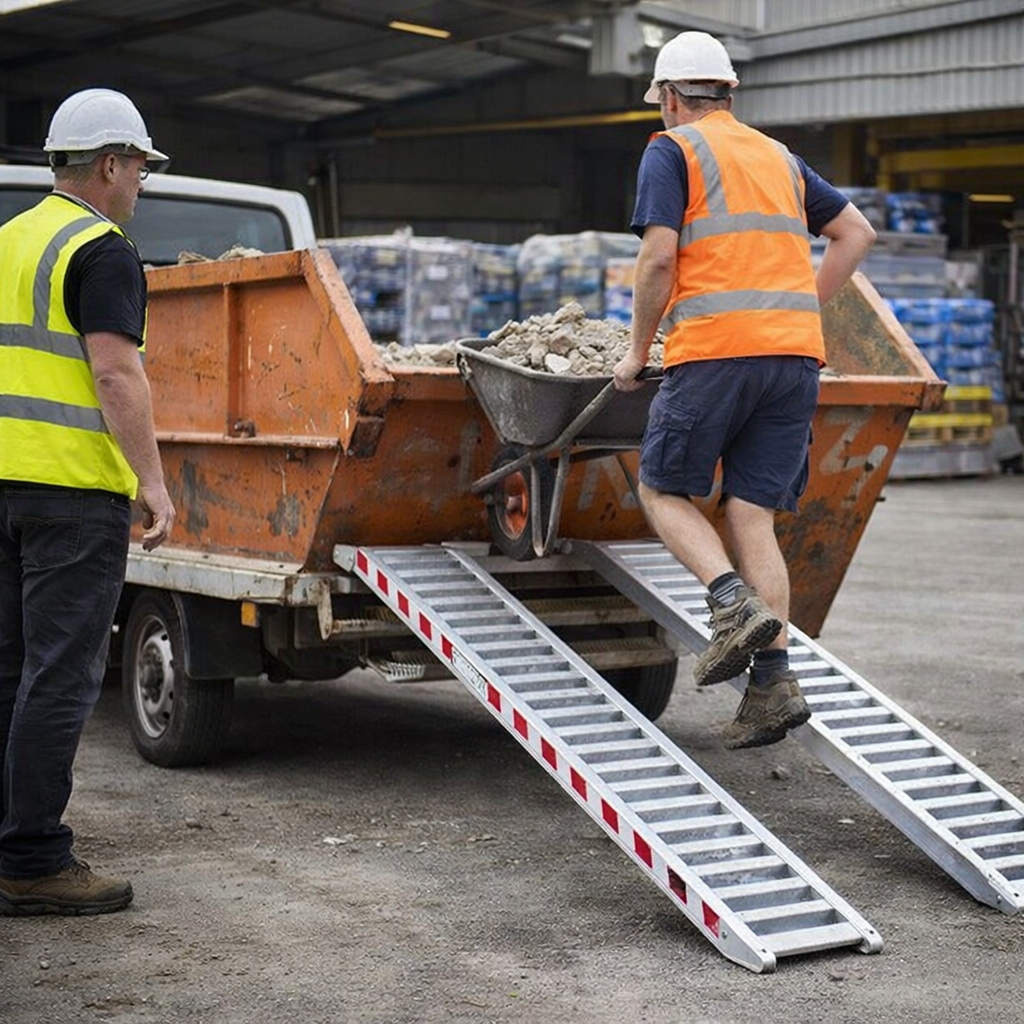 Skip Ramp – 560mm Wide – 300kg Capacity – Professional Use