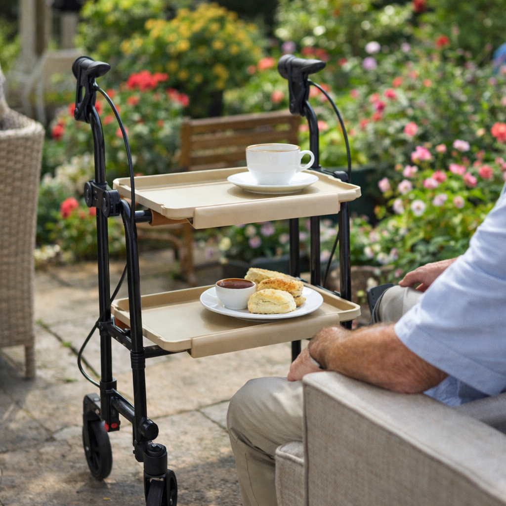 Height Adjustable Mobility Trolley – 770-910mm Height – Indoor Use