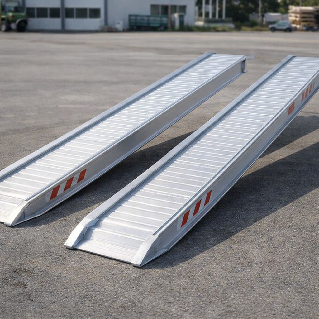Extra Wide Aluminium Loading Ramps – 2500mm x 400mm – 6000kg Capacity – Plant & Mini Digger Use