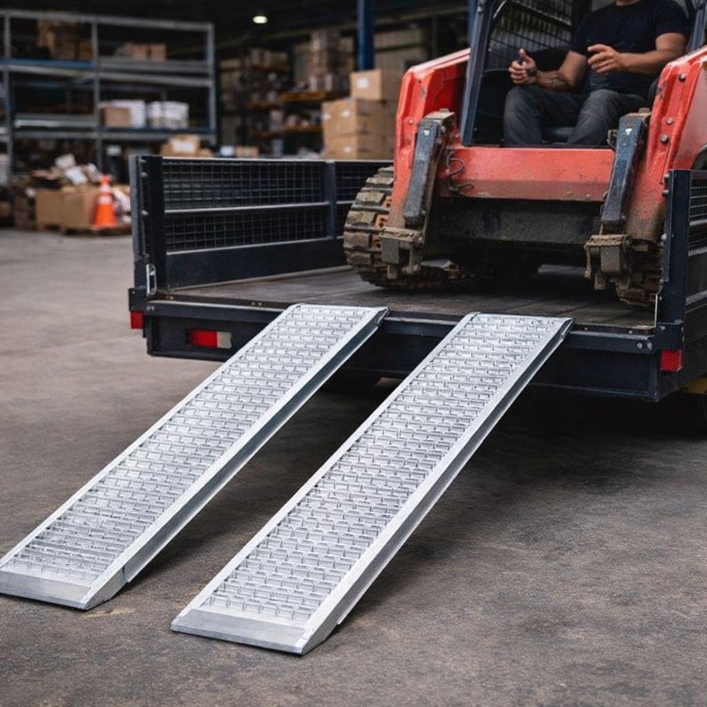 Aluminium Loading Ramps – 3500mm x 390mm – Heavy Duty – Industrial Use