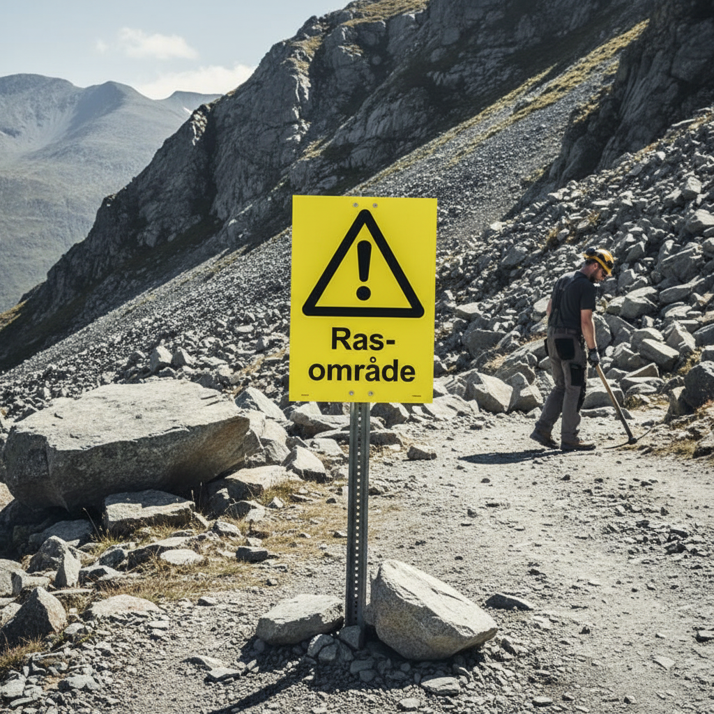 Premium Warning Sign for Hazardous Areas - Durable Materials, Multiple Mounting Options, and Clear Visibility