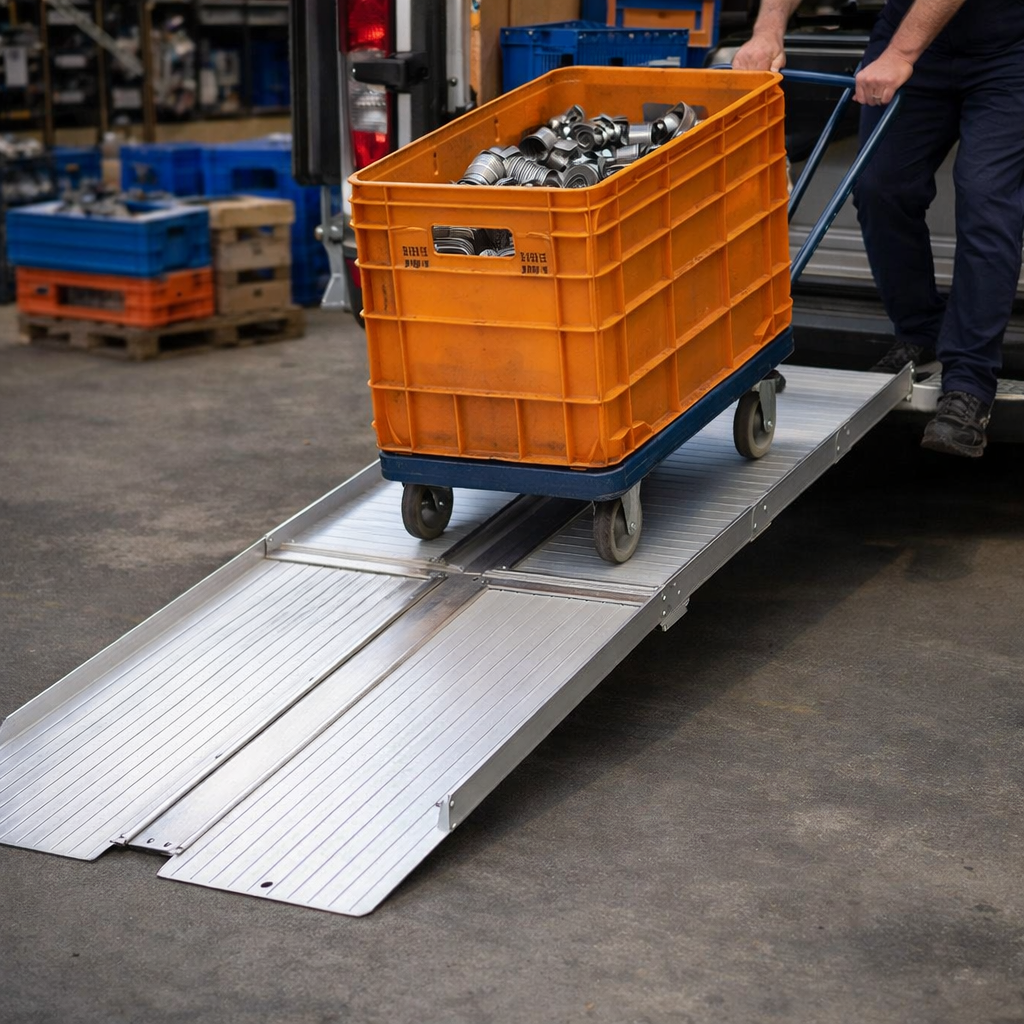 Folding Suitcase Ramp – 7ft Long – 275kg Capacity – Wheelchair & Scooter Access