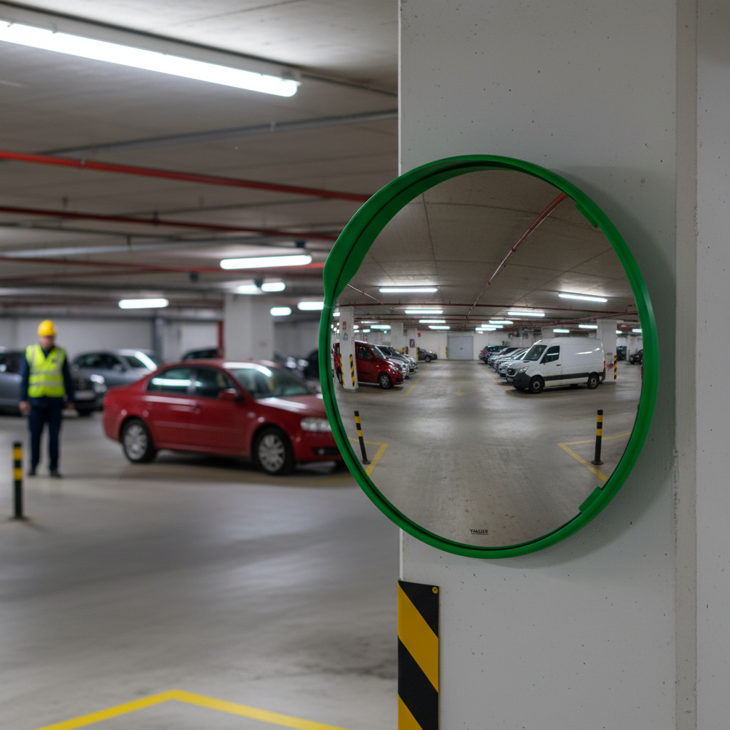 Premium Multi-Purpose Safety Mirror for Indoor and Outdoor Use - Durable Frame Options and Wide Viewing Angles | Barriers Co