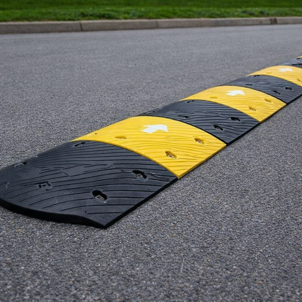 Speed Bump Kit – 50mm High – Reflective Chevrons – Road Safety
