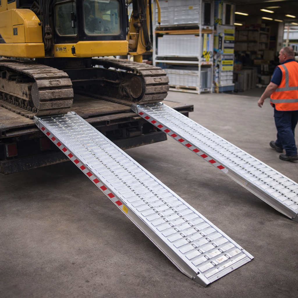 Heavy Duty Loading Ramps – 2000mm x 450mm – 40,000kg Capacity – Industrial Use