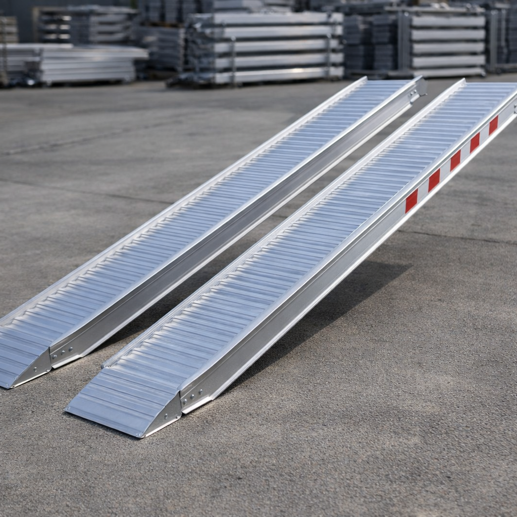 Aluminium Loading Ramps – 5000x360mm – 1500kg Capacity – Plant & Digger Use