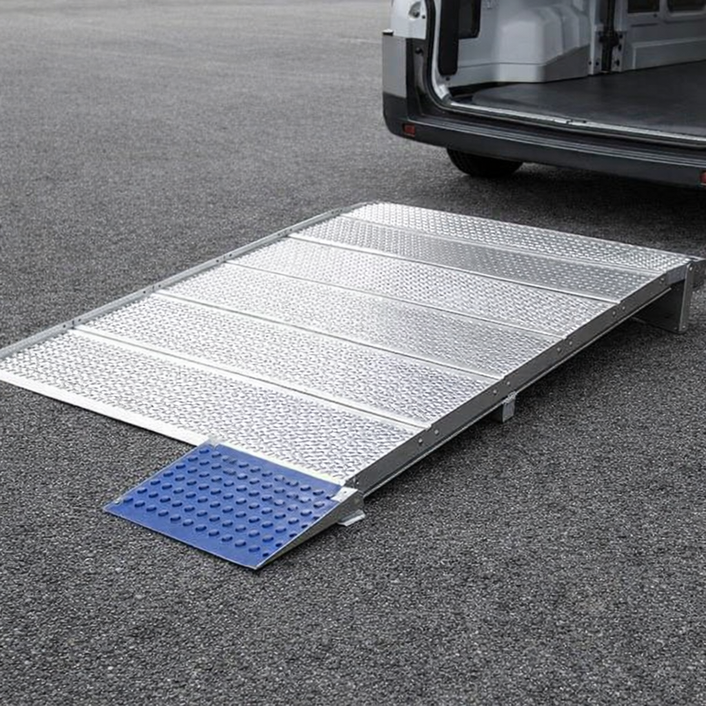 Mini Ramp Platform – Galvanised Steel – 300kg Capacity – Wheelchair Access