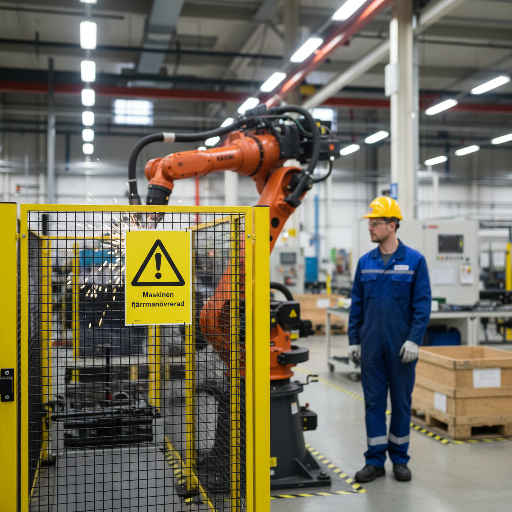 Professional Warning Sign for Remote-Controlled Machines - Durable Materials, Multiple Sizes, and Easy Installation Options