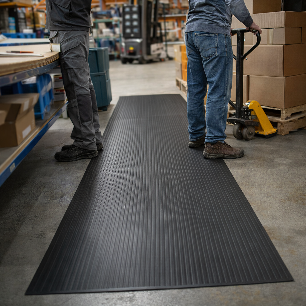 Anti-Fatigue Mat – Black – 9.4mm Thick – Light Duty