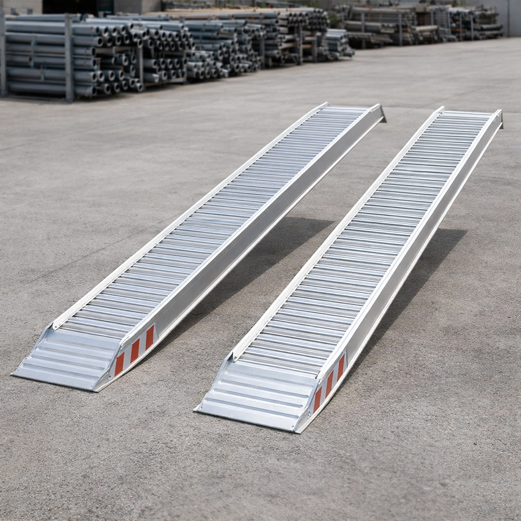 Aluminium Loading Ramps – 4500x360mm – 1800kg Capacity – Plant & Mini Digger