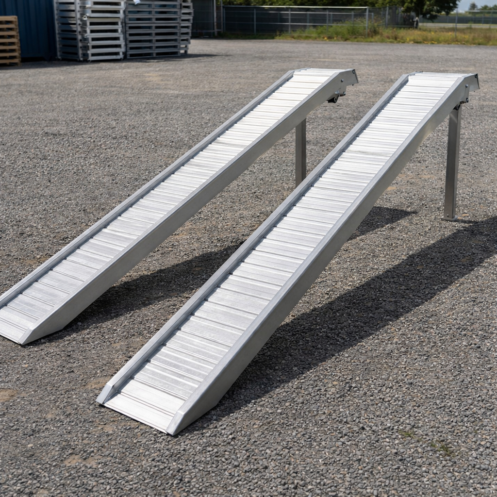 Aluminium Loading Ramps – 4000x300mm – 1400kg Capacity – Professional Use