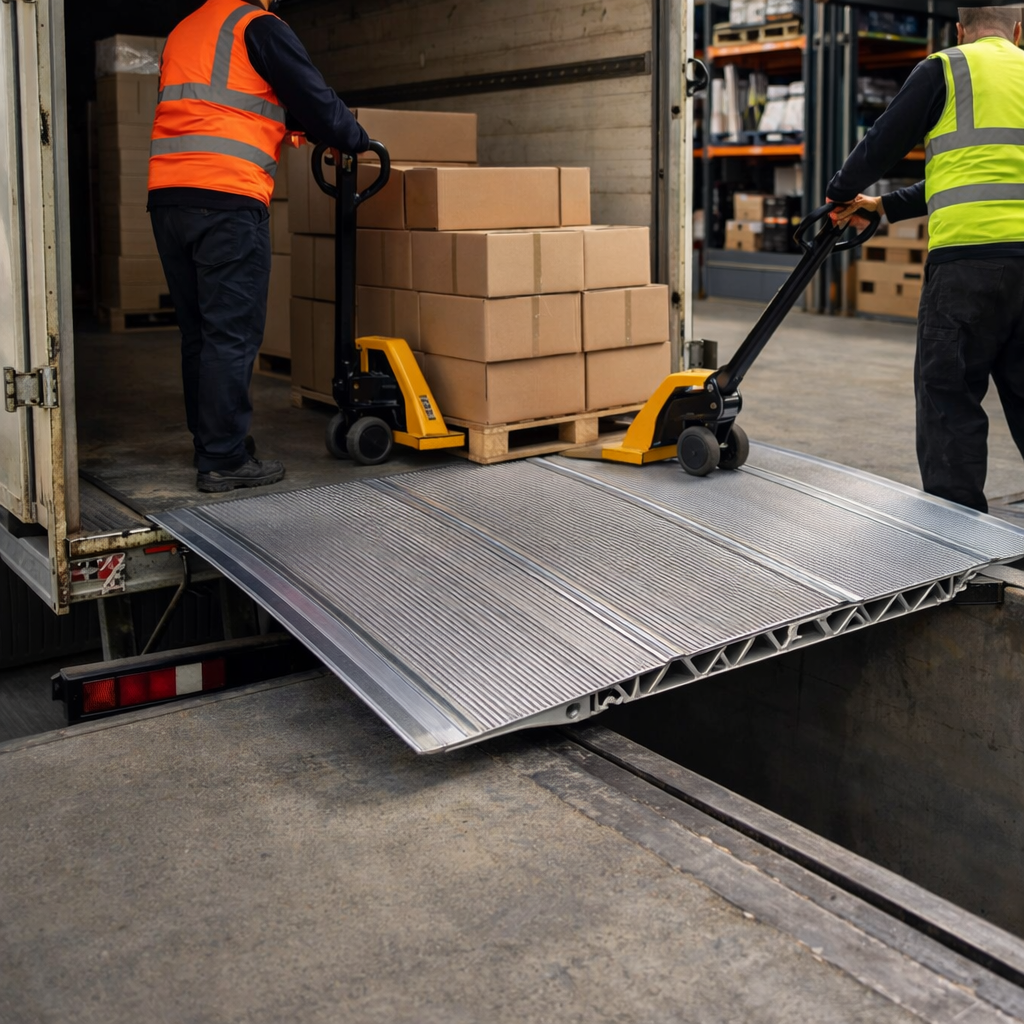 Heavy Duty Loading Bridge – 1002mm x 1250mm – 2215kg Capacity – Commercial