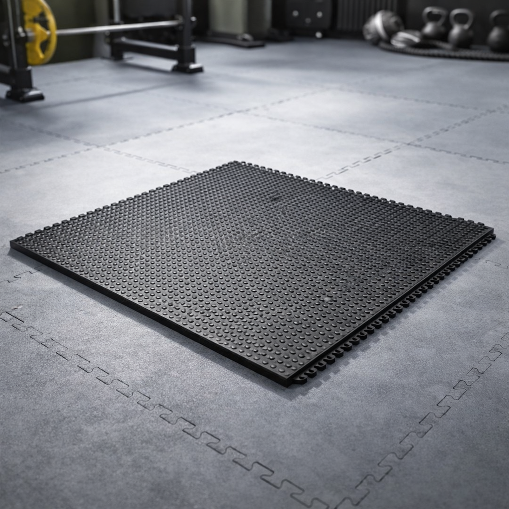 Interlocking Rubber Mat – 91cm x 91cm – Heavy Duty – Industrial Use