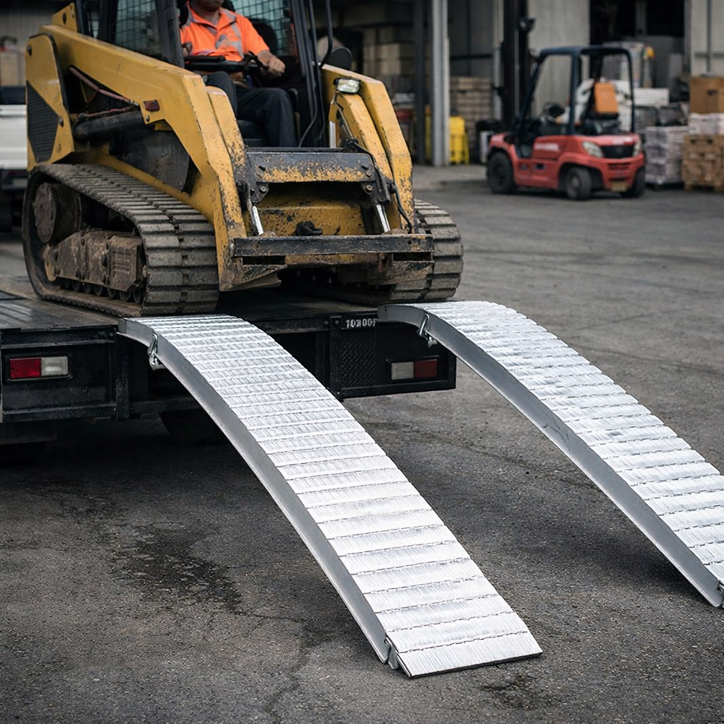 Heavy Duty Aluminium Loading Ramps – 1000mm x 520mm – 29000kg Capacity – Industrial Use