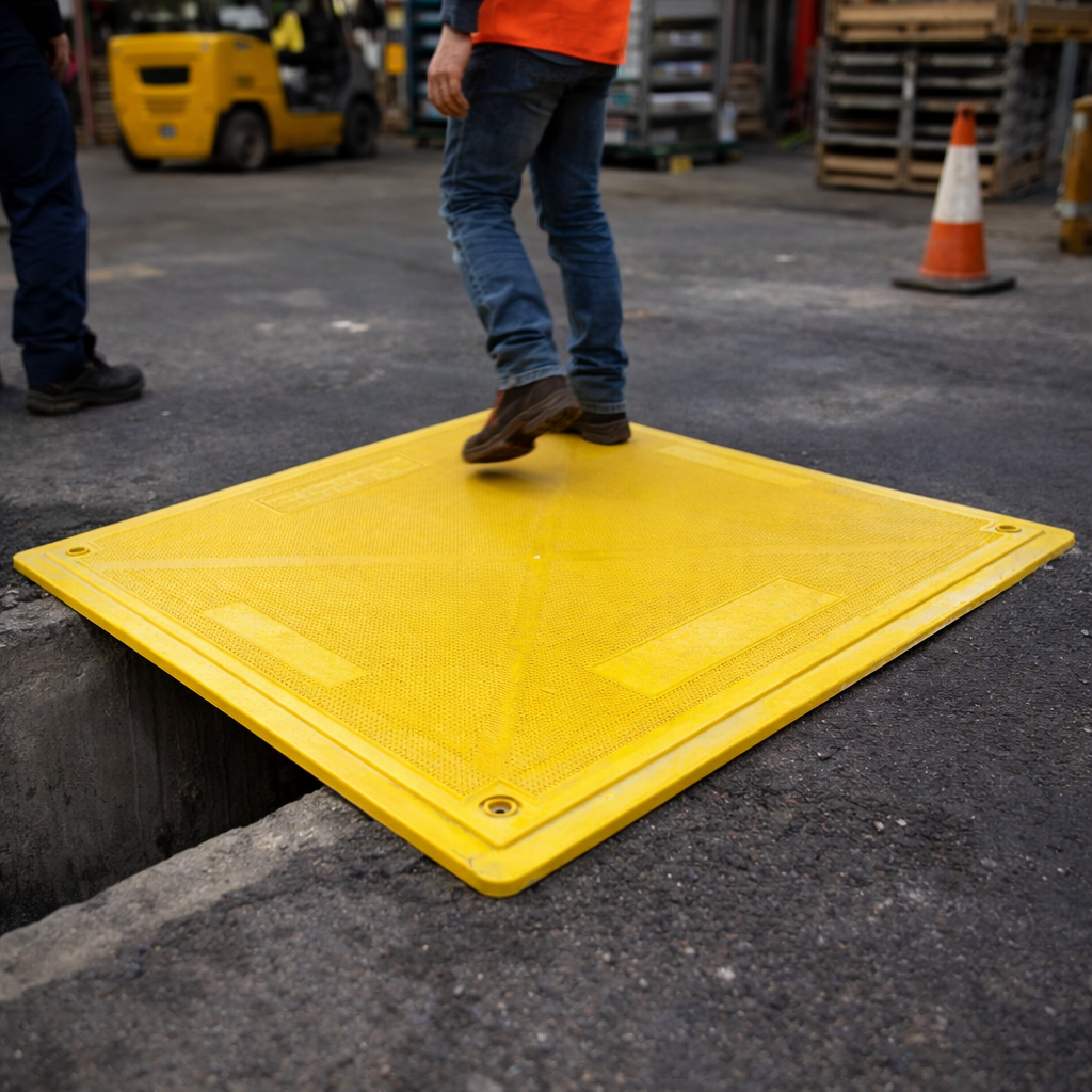 Trench Cover – 1080mm x 1080mm – 2000kg Capacity – Driveway & Construction Use