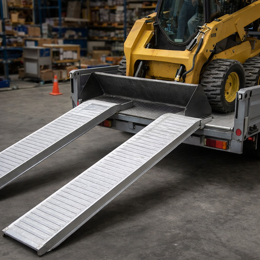 Aluminium Loading Ramps – 4500x520mm – Heavy Duty – Industrial Use