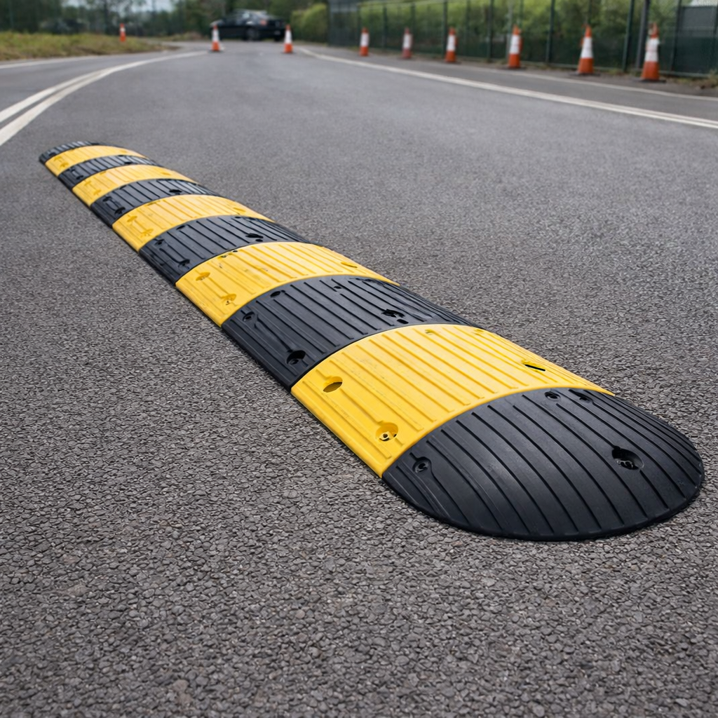 Speed Bump Kit – 75mm High – Reflective Chevron – Commercial Use