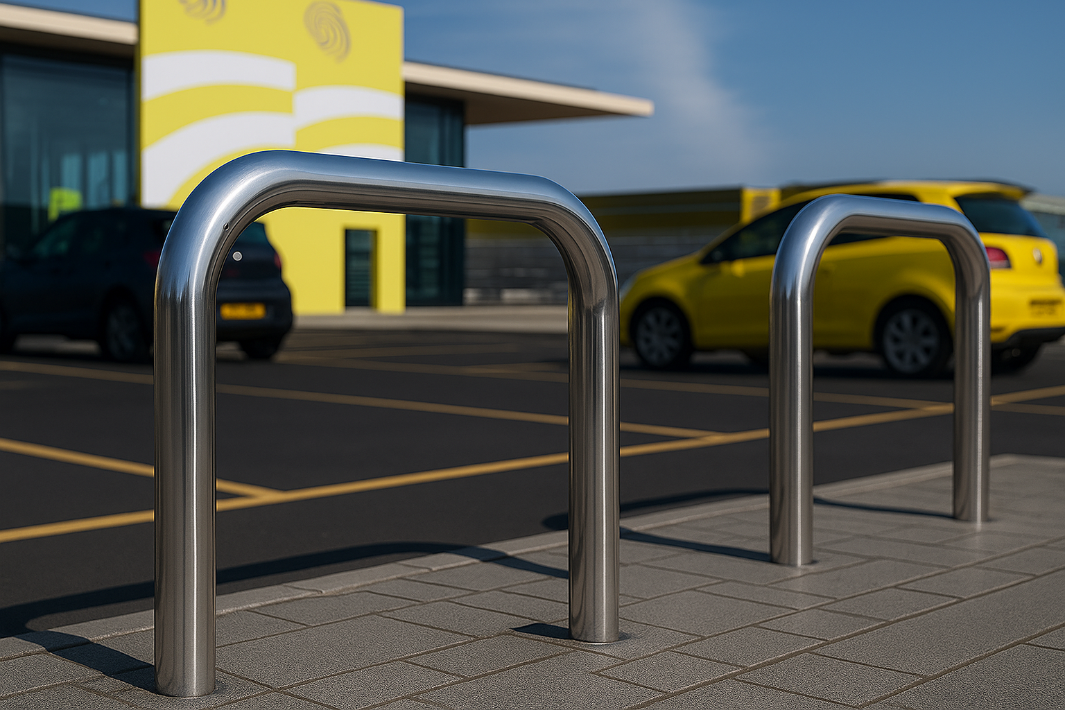 76mm BarriLift Hoop Barrier with Key Lock 2