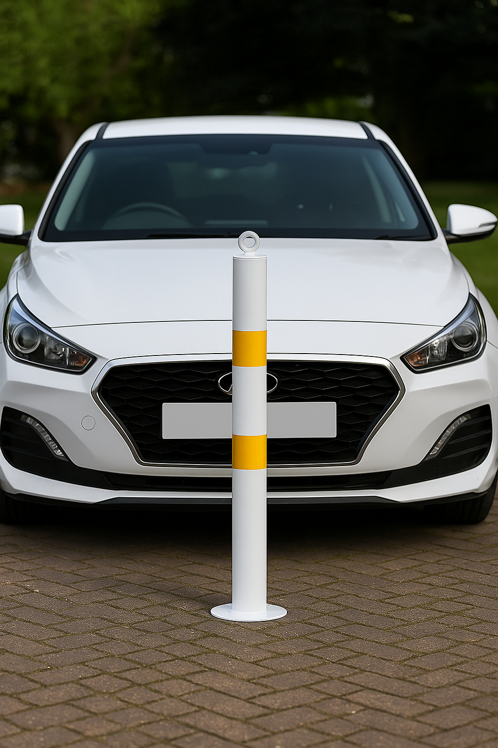 76mm Bolt-Down Steel Bollard 1