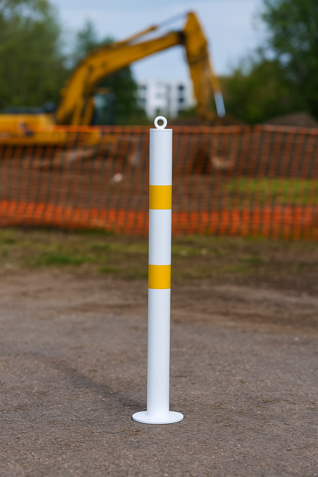 76mm Bolt-Down Steel Bollard 2