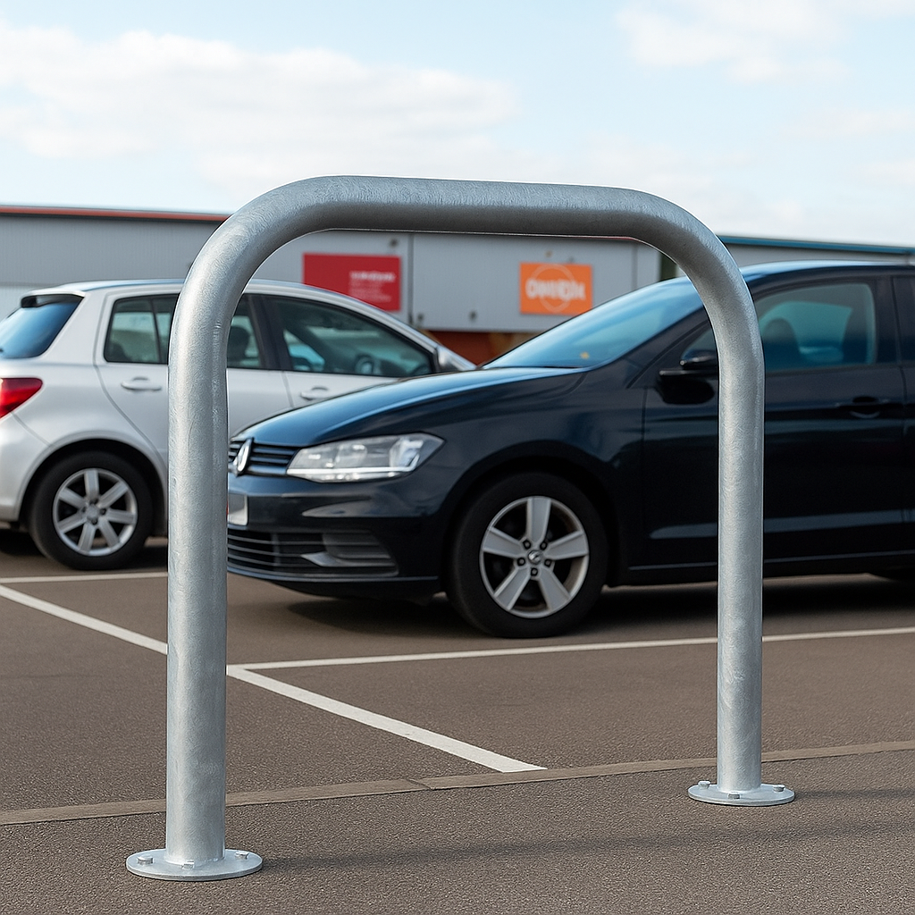 76mm Galvanised Hooped Barrier