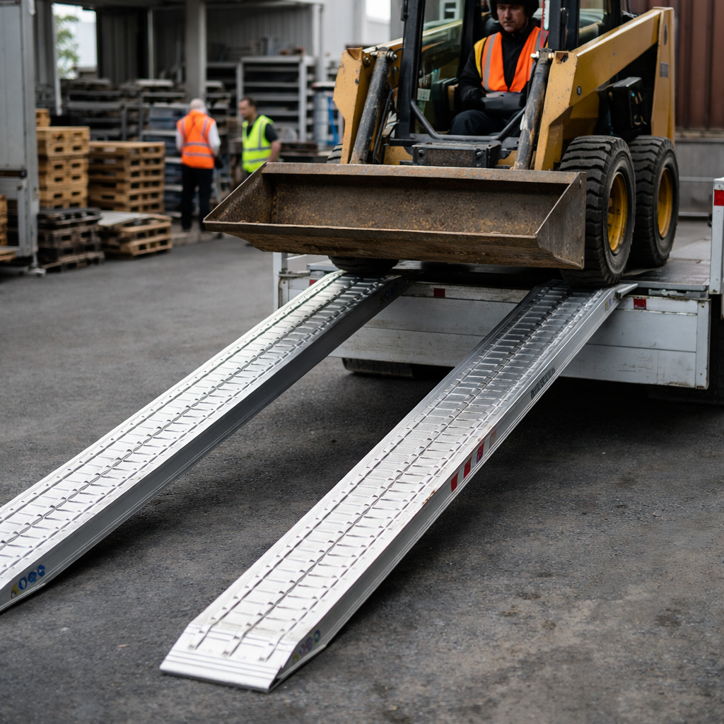 Aluminium Loading Ramps – 3000x390mm – Heavy Duty – Industrial Use