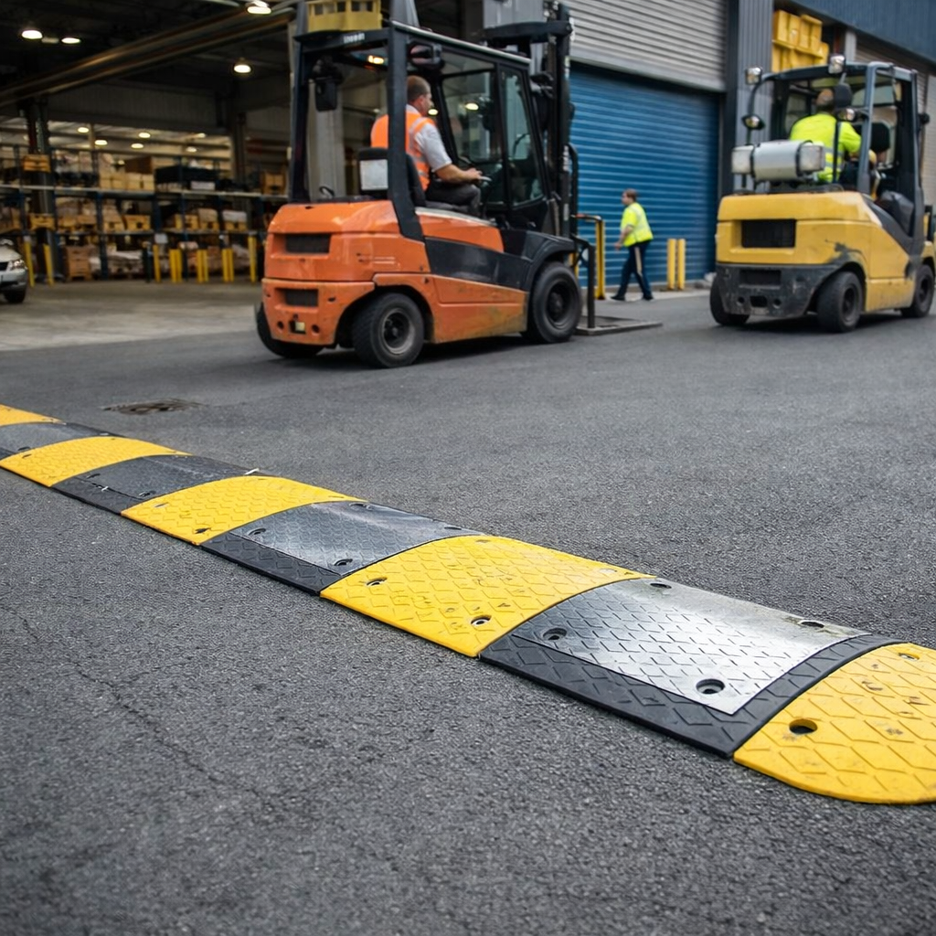 Heavy Duty Speed Bump – 5500mm x 450mm x 60mm – Steel Plate – Road Safety