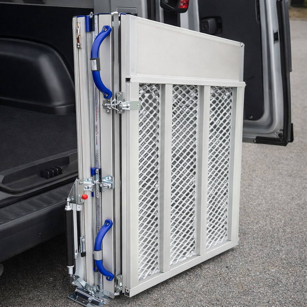 Folding Vehicle Ramp – 820mm Wide – 400kg Capacity – Commercial Use