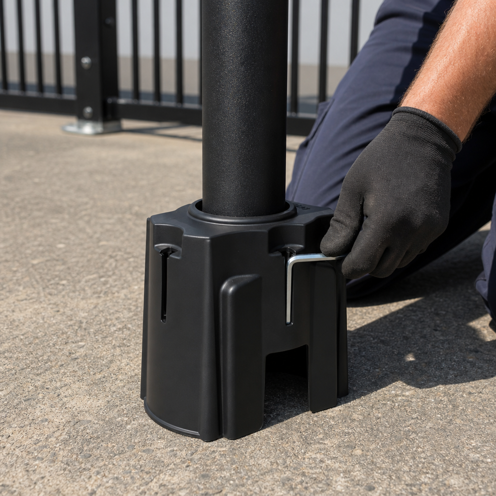 Rugged Post and Base Collar for Skipper Accessories