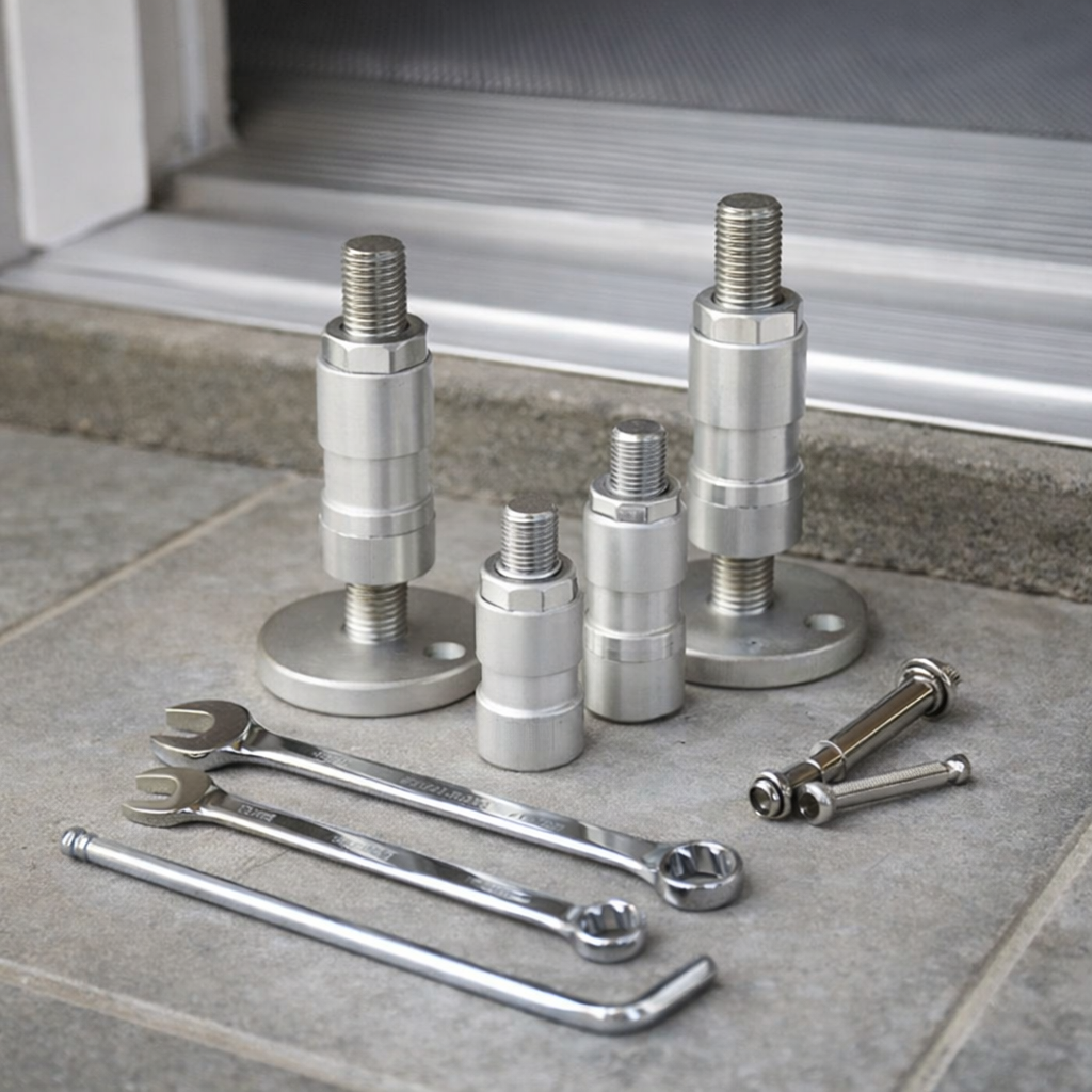 Adjustable Threshold Ramp Leg Kit – 70-265mm Height – Indoor/Outdoor