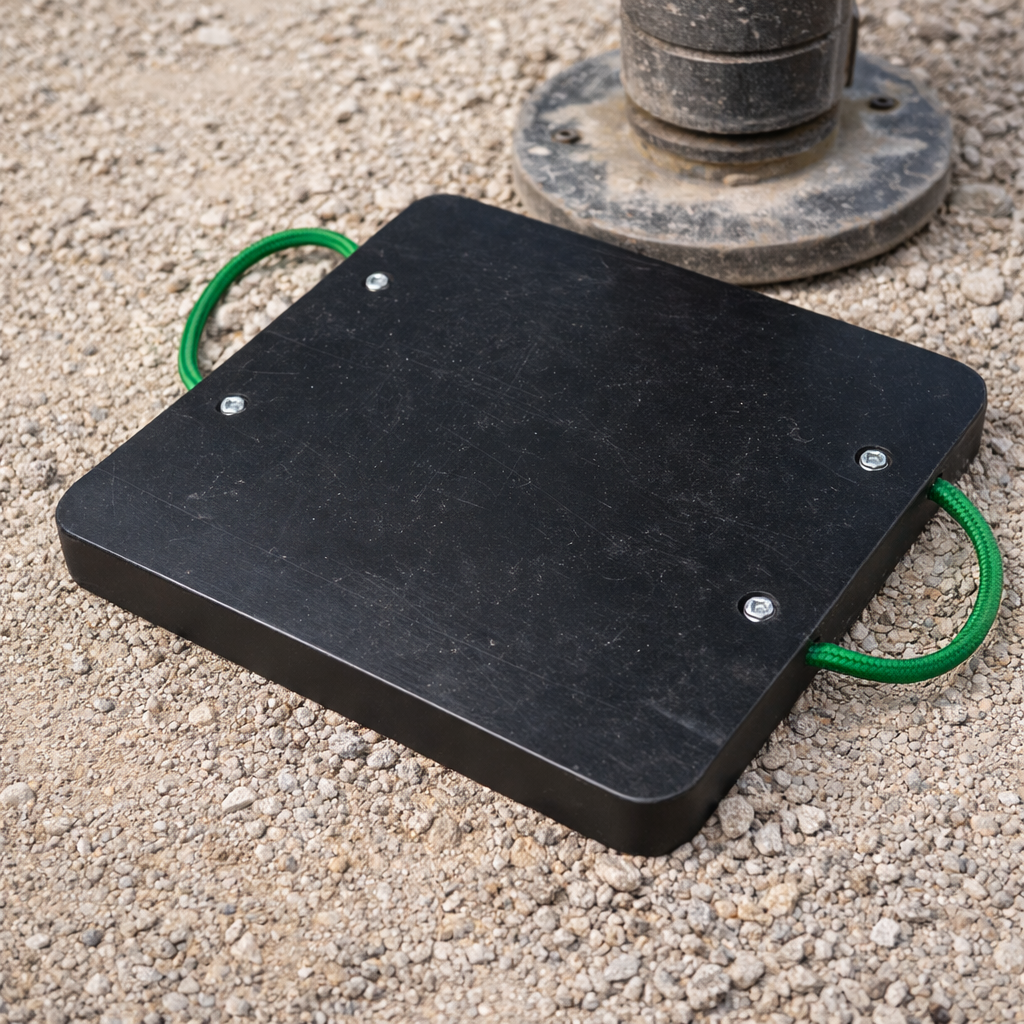 Outrigger Pad – Recycled Materials – 25,000kg Capacity – Machinery Support