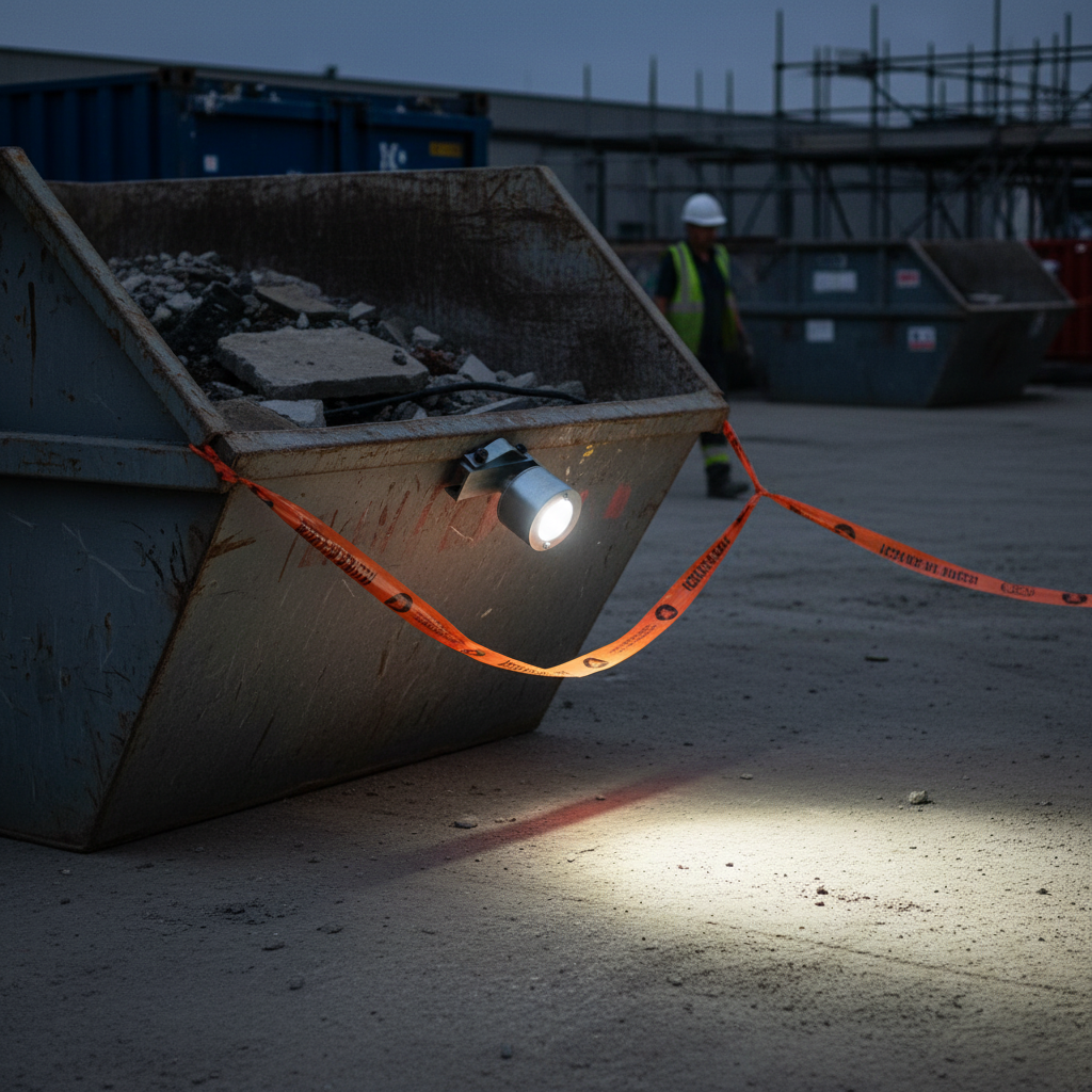 Heavy Duty Metal Skip Light with Anti-Tamper Bolts and Long Battery Life for Enhanced Visibility