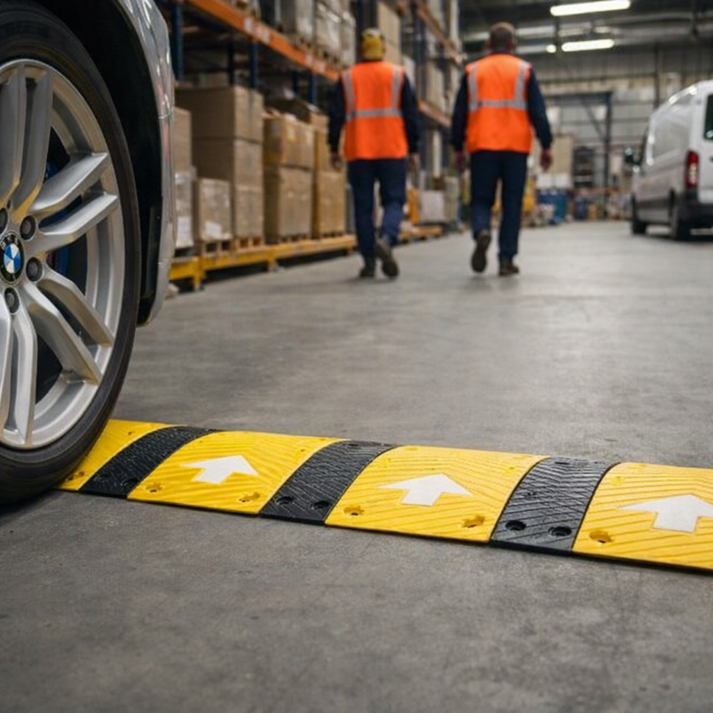 Speed Bump Kit – 50mm High – Recycled Rubber – Road Safety