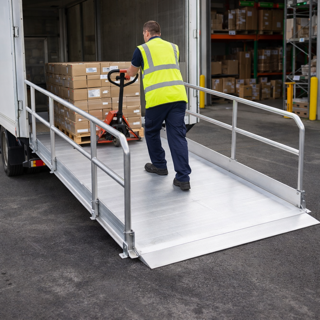 Vehicle Accessible Ramps – 3790mm Long x 1250mm Width – Heavy Duty – Commercial Use