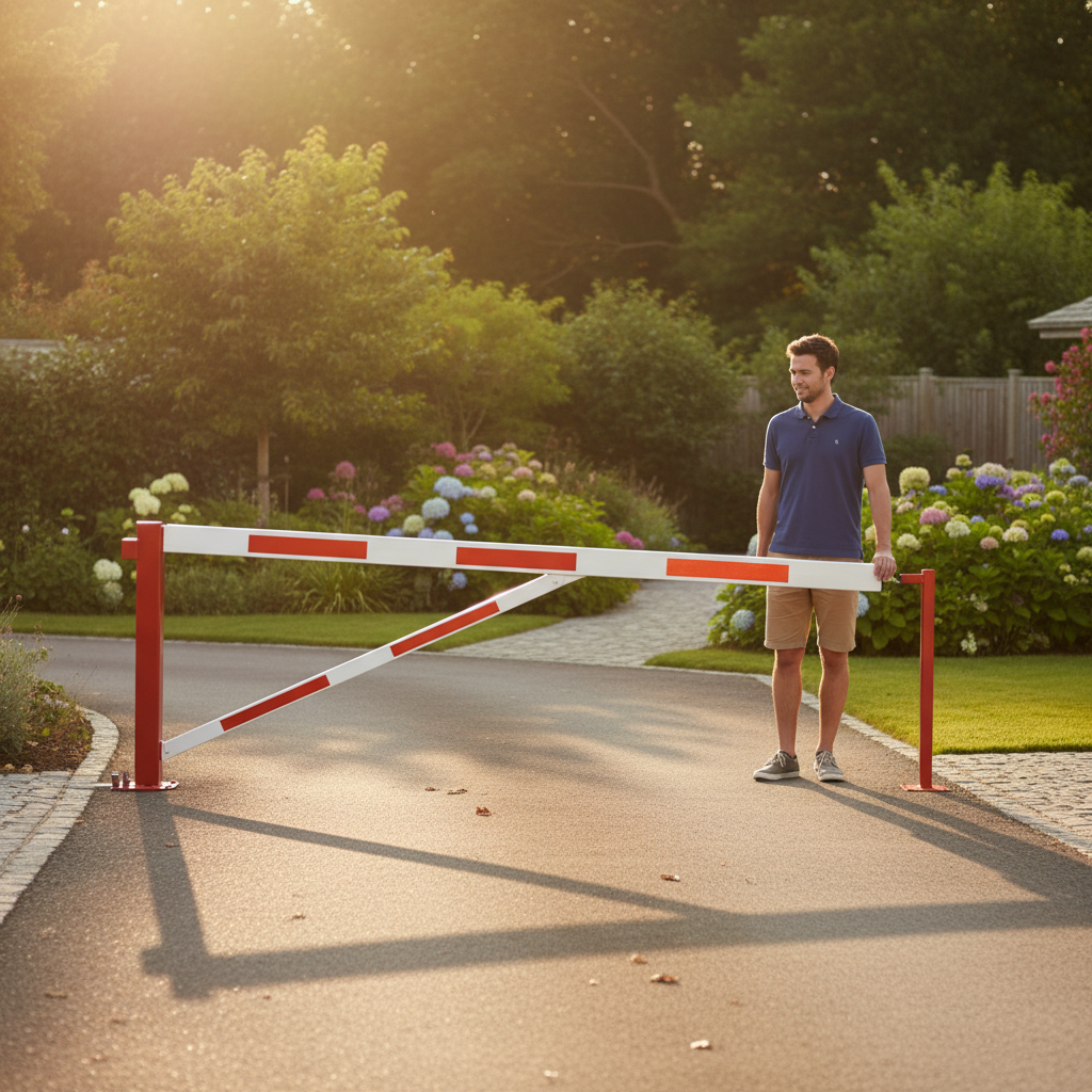 Premium Compact Swing Barrier with Locking Posts for Enhanced Access Control and Durability | Barriers Co