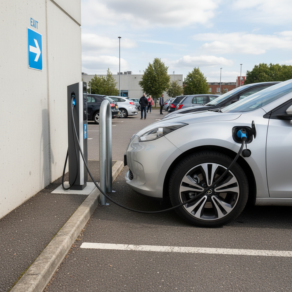 Premium 50mm Diameter EV Protector Hoop Guard - Cost-Effective and Durable Charging Point Protection