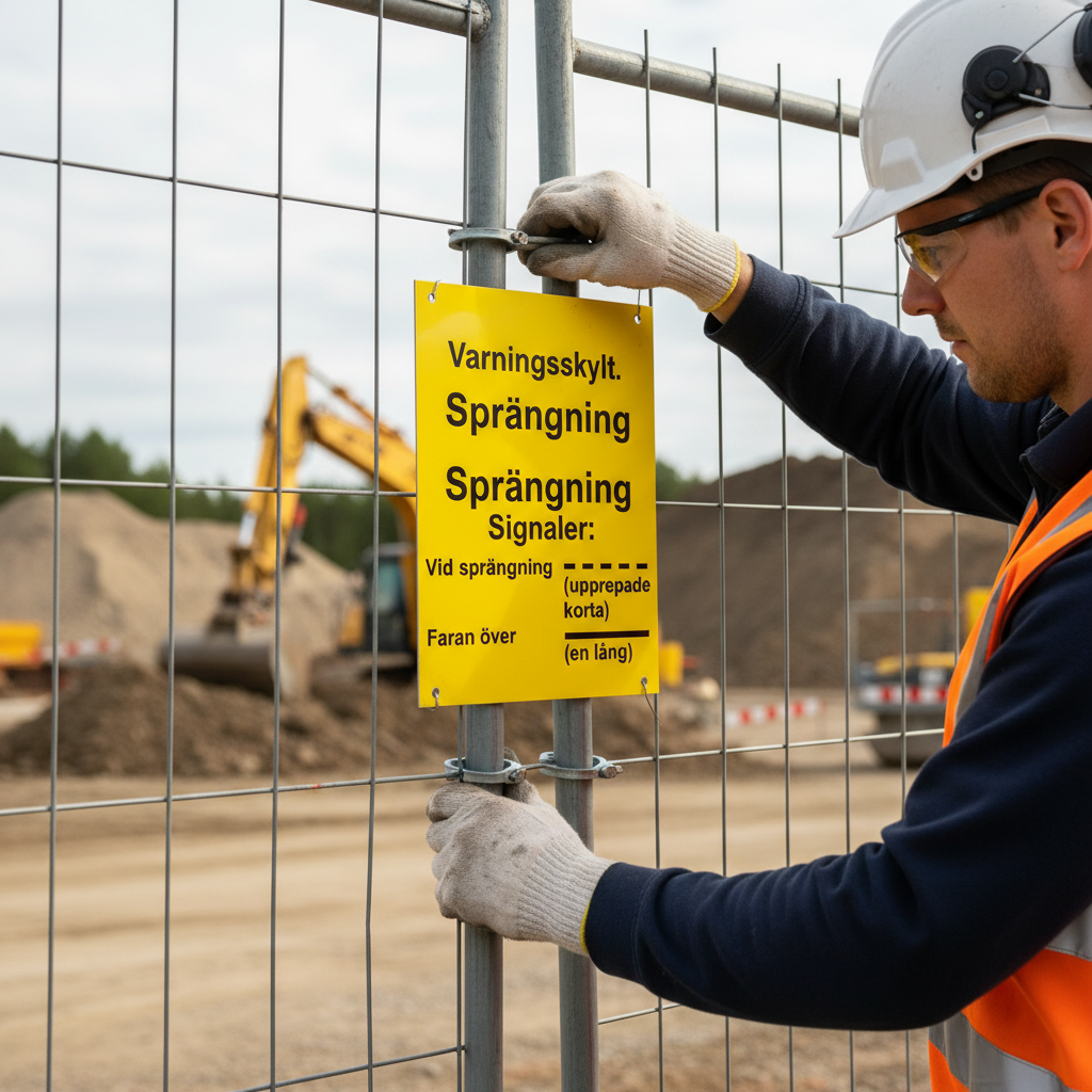 Premium Caution Sign for Explosives - Durable PVC, Self-Adhesive, Magnetic, and Aluminum Options Available