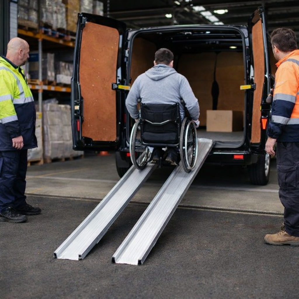 Aluminium Channel Ramps – 1000-3500mm Length – Heavy Duty – Mobility Access